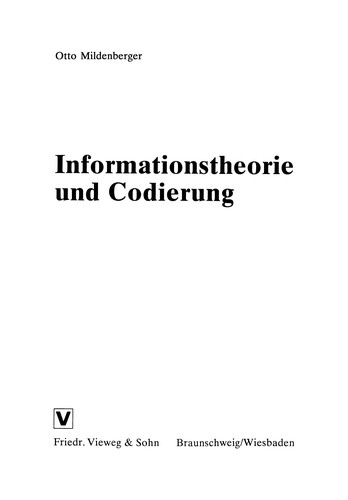 Informationstheorie und Codierung
