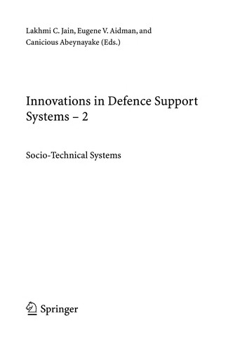 Innovations in Defence Support Systems 2