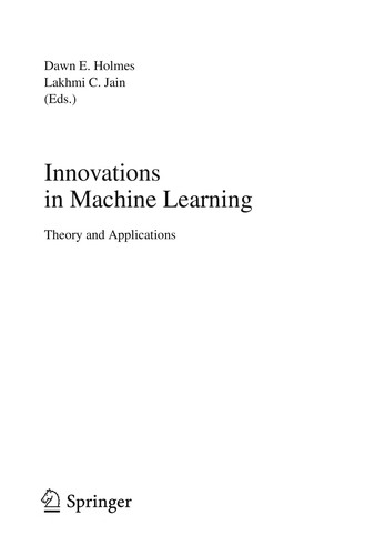 Innovations in machine learning