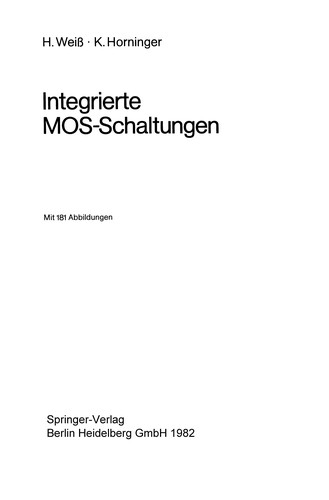 Integrierte MOS-Schaltungen