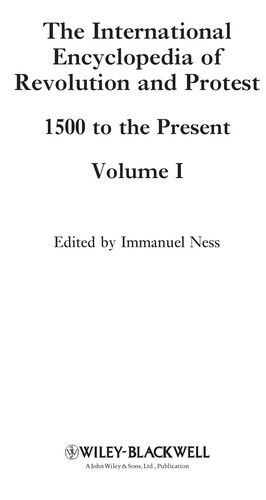The international encyclopedia of revolution and protest
