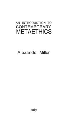 Introduction to Contemporary Metaethics