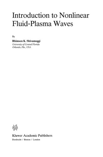 Introduction to Nonlinear Fluid-Plasma Waves