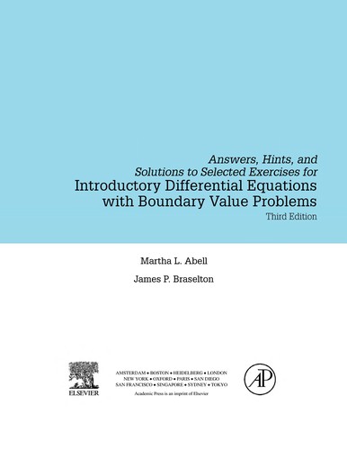 Introductory Differential Equations