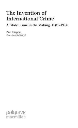 The invention of international crime