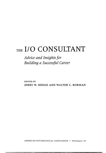 The I/O consultant