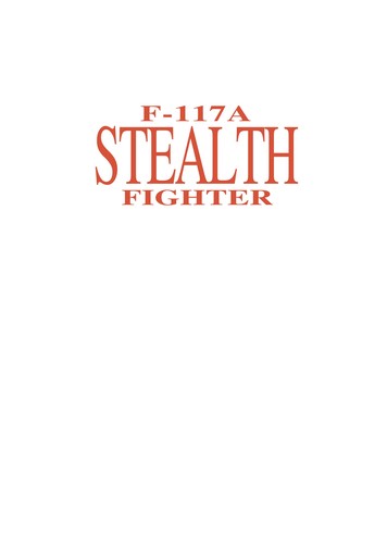 Jane's F-117A Stealth Fighter
