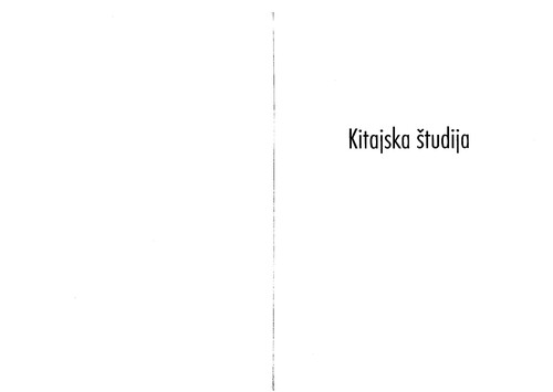 Kitajska študija