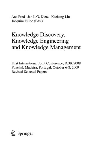 Knowledge Discovery, Knowledge Engineering and Knowledge Management