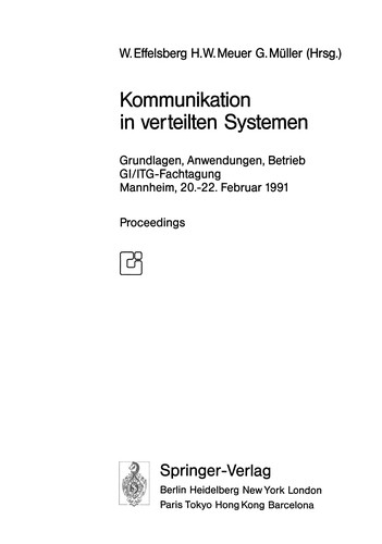 Kommunikation in verteilten Systemen