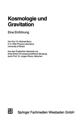 Kosmologie und Gravitation