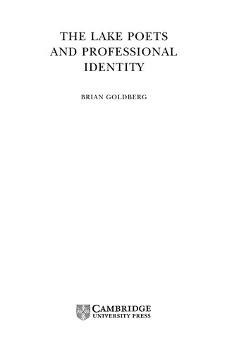 Lake Poets and Professional Identity