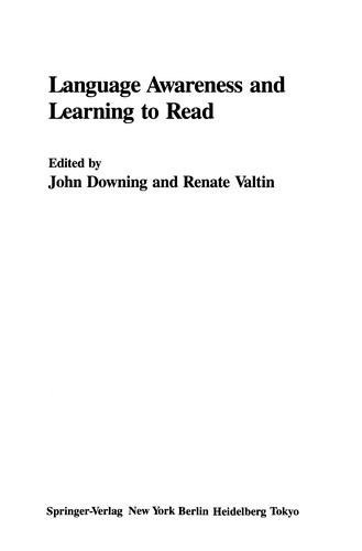 Language Awareness and Learning to Read