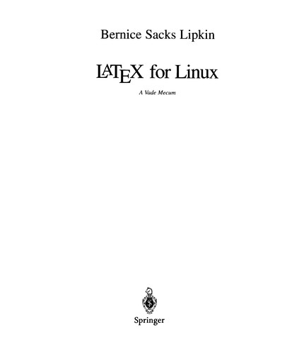LaTeX for Linux