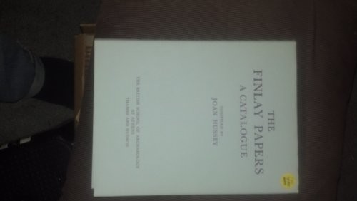 The Finlay Papers: A Catalogue (Supplementary Volume)