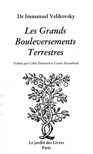 Les grands bouleversements terrestres