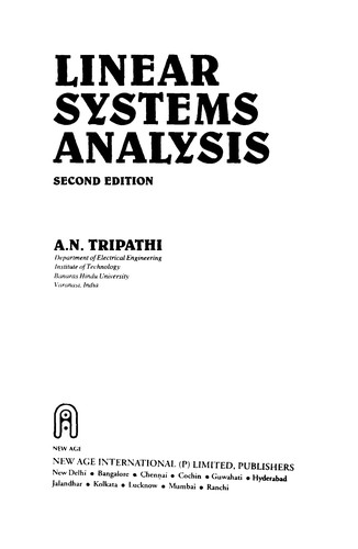 Linear Systems Analysis