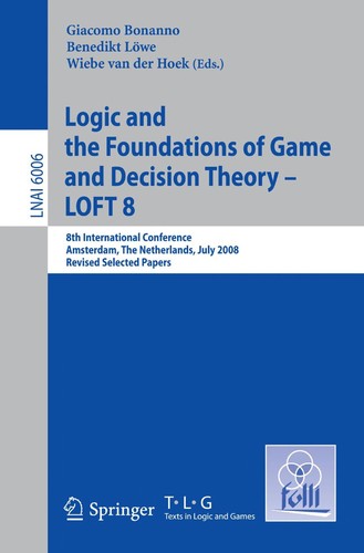 Logic and the Foundations of Game and Decision Theory, LOFT 8