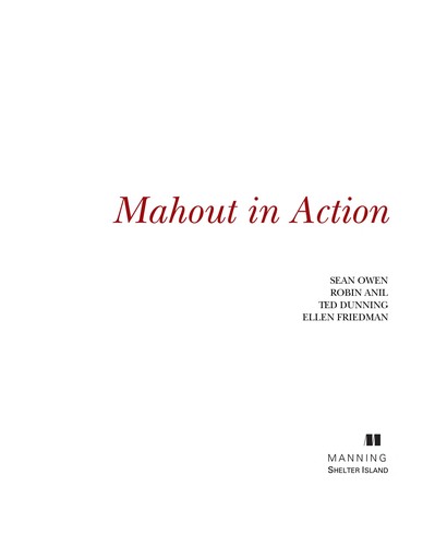 Mahout in Action