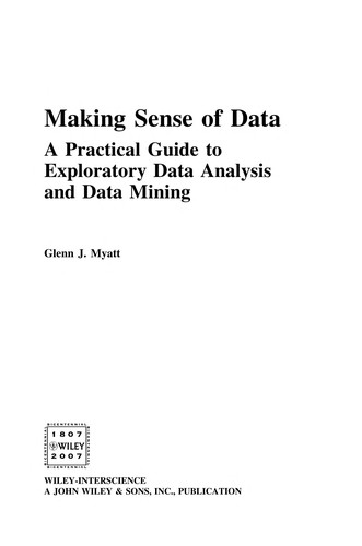 Making Sense of Data