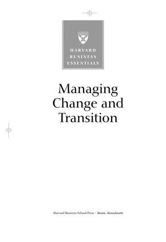 Harvard Business Essentials