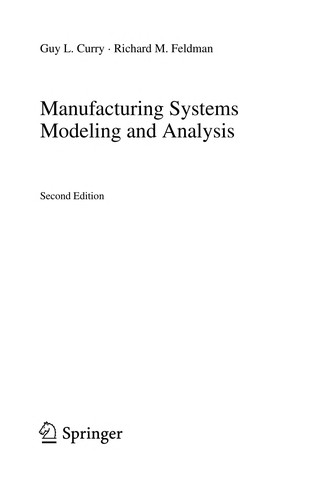 Manufacturing Systems Modeling and Analysis