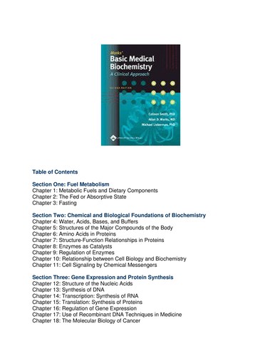 Marks' Basic Medical Biochemistry