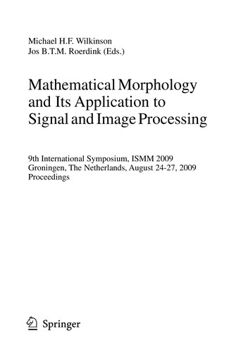 Mathematical Morphology and Its Application to Signal and Image Processing