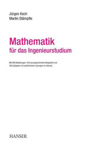 Mathematik für das Ingenieurstudium