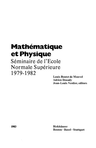 Mathématique et physique