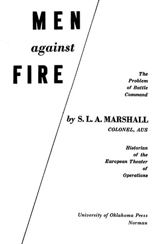 Men against fire