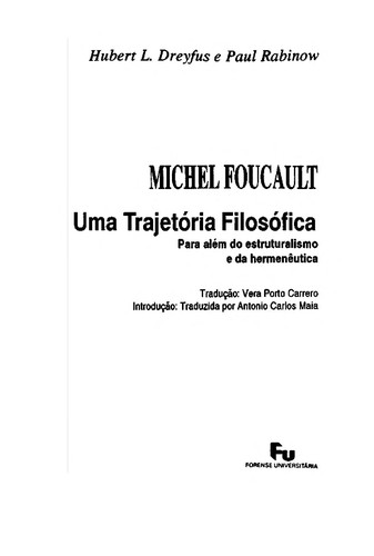 Michel Foucault, uma trajetória filosófica