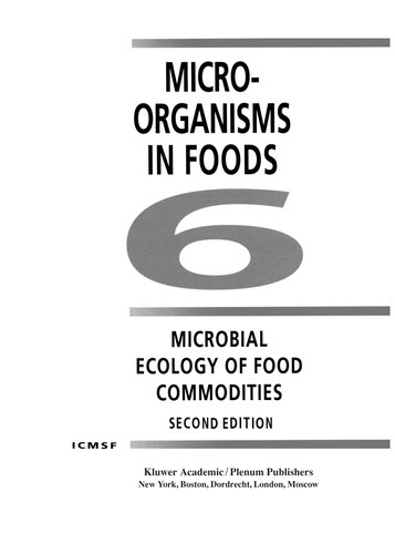 Microbial ecology of food commodities
