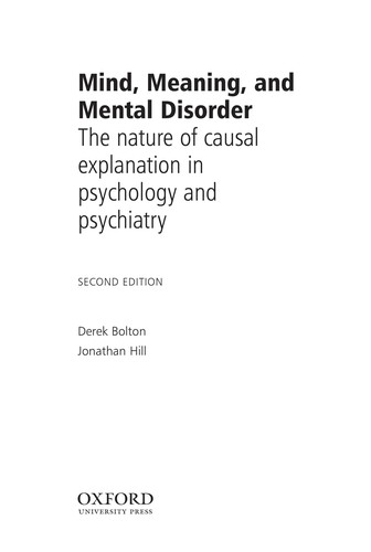 Mind, meaning, and mental disorder