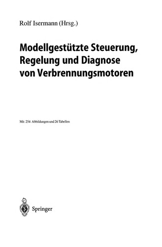 Modellgestützte Steuerung, Regelung und Diagnose von Verbrennungsmotoren