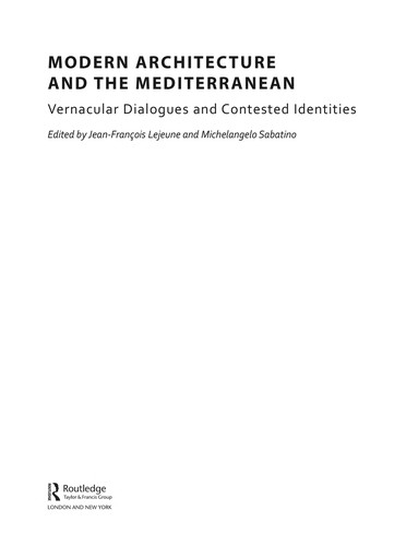 Modern Architecture and the Mediterranean