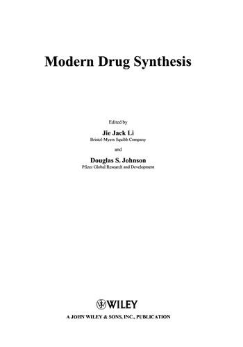 Modern Drug Synthesis