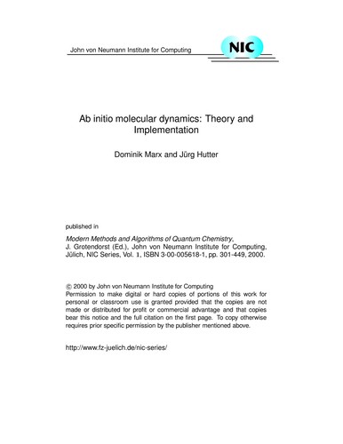 Modern Methods and Algorithms of Quantum Chemistry
