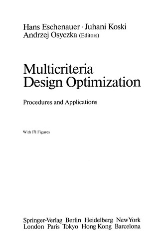 Multicriteria Design Optimization