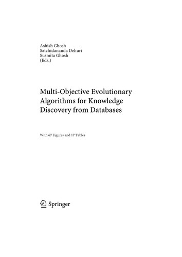 Multi-objective Evolutionary Algorithms for Knowledge Discovery from Databases