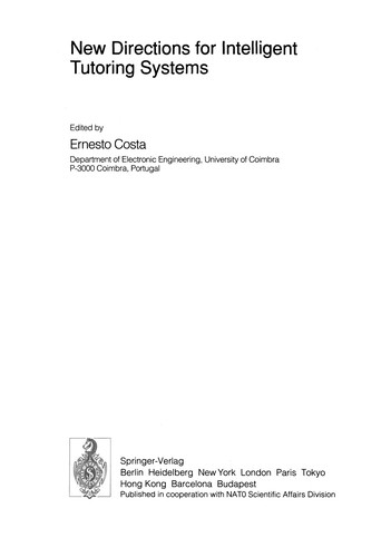 New Directions for Intelligent Tutoring Systems