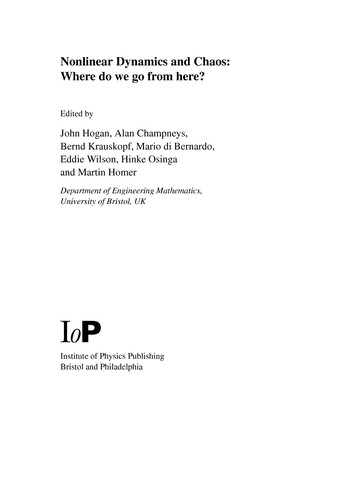 Nonlinear dynamics and chaos