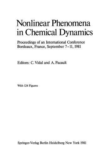 Nonlinear Phenomena in Chemical Dynamics