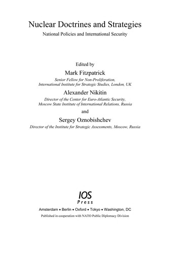 Nuclear doctrines and strategies