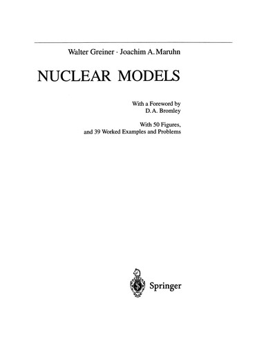 Nuclear Models