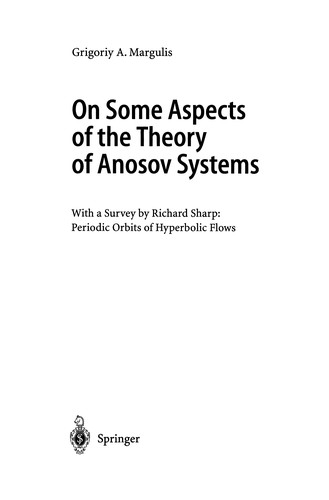 On Some Aspects of the Theory of Anosov Systems