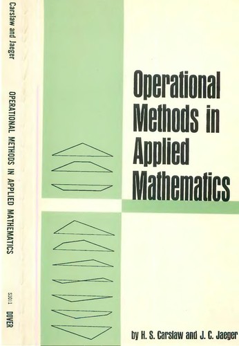 Operational Methods in Applied Mathematics