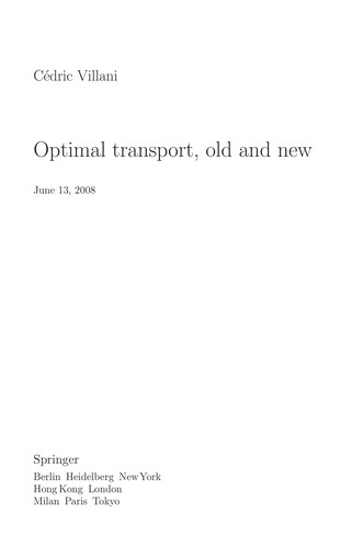 Optimal transport