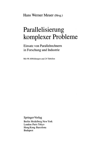 Parallelisierung komplexer Probleme