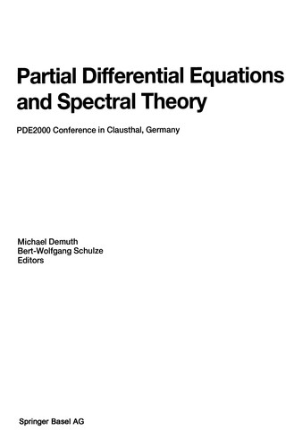 Partial Differential Equations and Spectral Theory